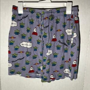 Disney Gray Athletic Shorts with Elastic Waistband